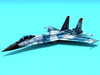 Su27 Flanker 3D Model