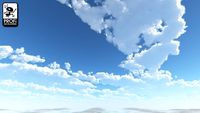 Cloudy Spring Day Skybox 3D Model