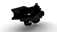 Futurist gun prototipe 3D Model