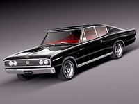 Dodge Charger 1966 3D Model