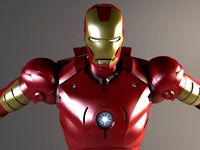 Iron Man Rigged 3D Model