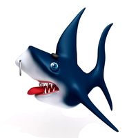 Shark cartoon 02 3D Model