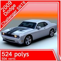 2009 Dodge Challenger SRT8 3D Model