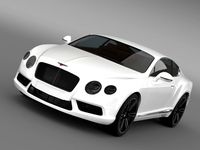 Bentley Continental GT V8 2013 3D Model
