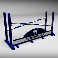 Horse jump obstacle 05 3D Model