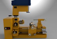 Turning machine 3D Model