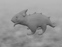 Medium Poly Creature TurtleHound 3D Model