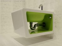 Althea Outline wall hanging bidet 3D Model
