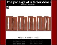 The package of interior doors 3D Model