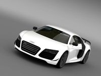 Audi R8 LMX 2014 3D Model