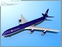 Falcon3D A340 600 Vietnam Airlines 3D Model