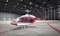 Bell 206 Helicopter 3D Model
