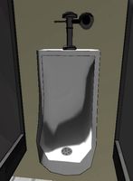 Mens Urinal 3D Model