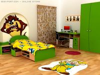 Child Bedroom Colorful 3D Model
