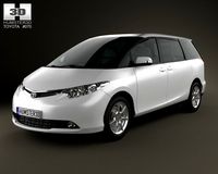 Toyota Previa 2012 3D Model
