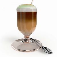 Latte 3D Model