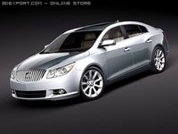 Buick Lacrosse 2010 3D Model