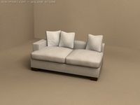 Sofa Eros element 3D Model