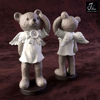Bear angel1 3D Model