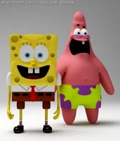 Sponge Bob and Patrick 3D Model