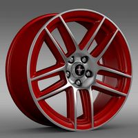 Ford Mustang Boss 302 Laguna Seca 2012 rim 3D Model