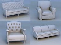 Sofa couch 3D Model