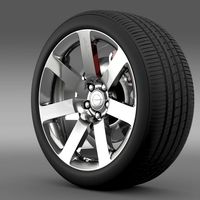 Chrysler 300 SRT8 wheel 3D Model