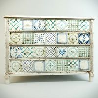 Chest of drawers vintage 3D Model