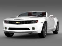 Chevrolet Camaro Convertible Concept 3D Model