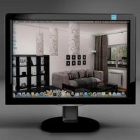 TFT Screen 3D Model