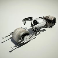 Batpod The Dark Knight 3D Model