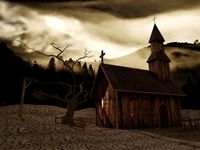 Church scene 3D Model