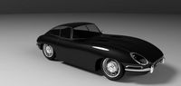 Jaguar E type 1961 3D Model