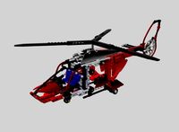 Lego TECHNIC helipoter 3D Model
