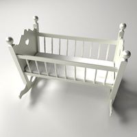 Baby Cradle 3D Model