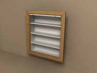 Molteni racks Libreria Scientifica 3D Model