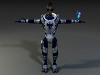 Alien Animated 3D Model