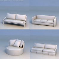Sofa lounge couch 3D Model