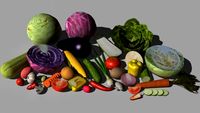 Vegetables 3D Model