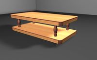 Drawing Room Table 01 3D Model