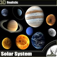 Solar System 3D Model