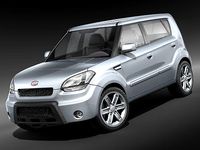Kia Soul 2009 3D Model