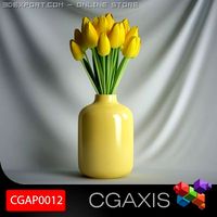 CGAXIS plant 12 3D Model