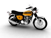 Honda CB750 Four K0 1969 3D Model