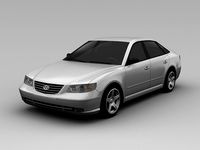 Hyundai Azera 2008 3D Model