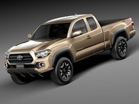 Toyota Tacoma TRD Off-Road 2016 3D Model