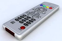 Remote control of TV 3D Model