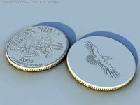 Alaska coin 3D Model