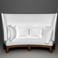 Curved High Back Sofa 3D Model