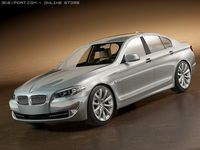 Bmw 5 f10 2010 3D Model